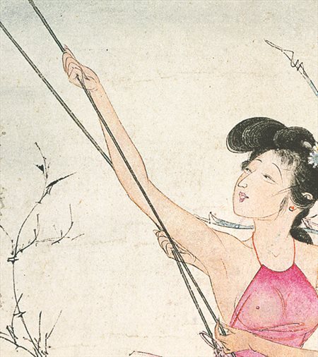 细河-胡也佛的仕女画和最知名的金瓶梅秘戏图